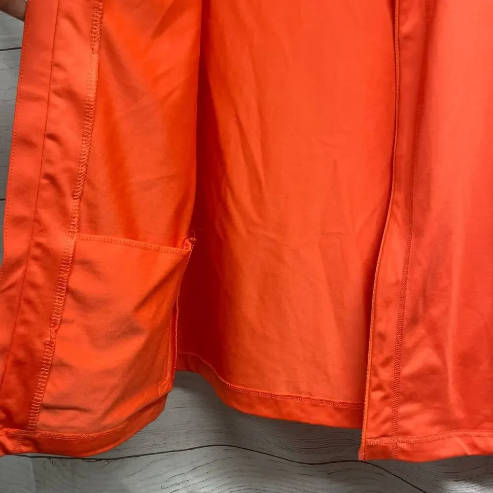 FootJoy FJ Golf Women's Jacket Windbreaker Size S Orange Nylon Activewear